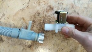 Aquastop Hansa does not take water,does not wash dishes.Замена клапана подачи воды без замены шланг