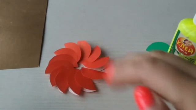 Цветок Оригами из кругов смотреть онлайн