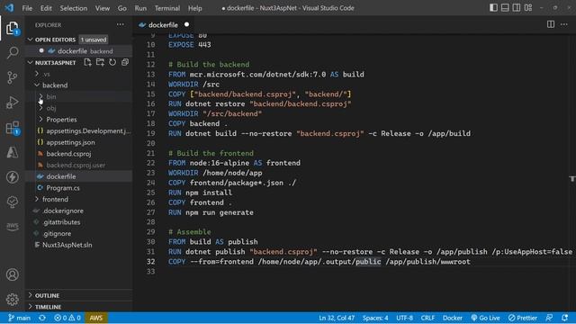 Put your Nuxt3 application into a docker container смотреть онлайн