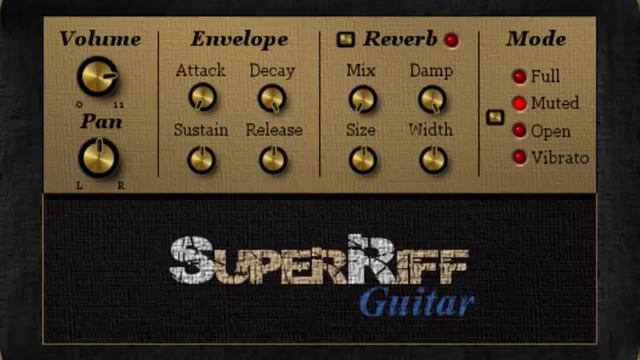SuperRiff - Free Guitar VST