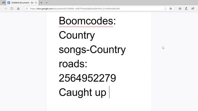 Boombox codes Country songs for ROBLOX смотреть онлайн