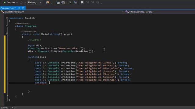 Tutorial 10 de C# - Switch case смотреть онлайн