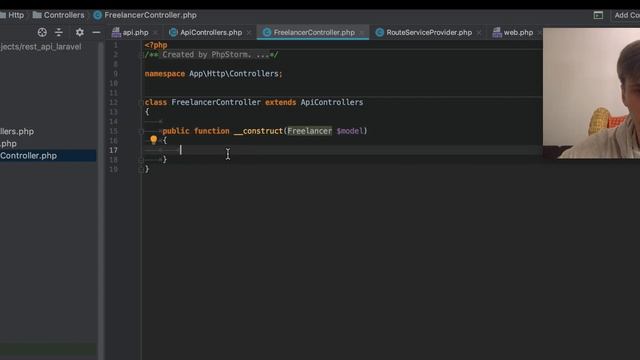 REST API на Laravel пишем сервис (service) - контроллеры (Controllers) смотреть онлайн