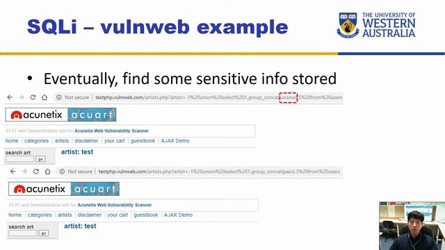 CITS3004 - 6.2. SQLi on web смотреть онлайн