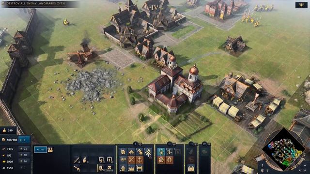 Age of Empires 4 - 4v4 BLACK FOREST SIEGE | Multiplayer Gameplay смотреть онлайн