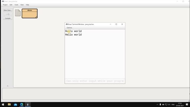 Blue J old output not clearing | auto-clear | #bluej tutorial смотреть онлайн