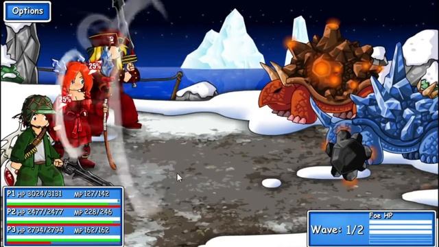 Epic Battle Fantasy 3 (Steam) - Full Play Glacier Valley [Epic Mode] смотреть онлайн