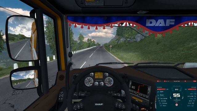 Silent Driving !! | DAF XF 105 by vad&k | Realistic engine sound | ETS2 1.39 смотреть онлайн