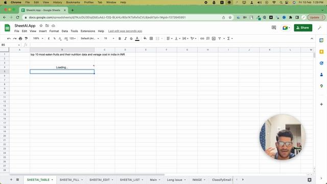 Generate TABLES with AI inside Google Sheets смотреть онлайн