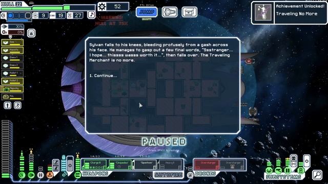 FTL: Multiverse - Defeating Sylvan! [The Traveling Merchant]