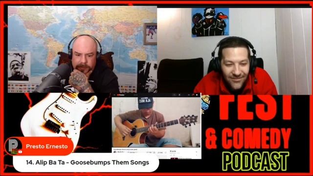 Alip Ba Ta - Goosebumps Theme Song - (Reaction) Request Fest Podcast смотреть онлайн