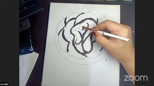 Rose Acrylic Painting for Kids смотреть онлайн