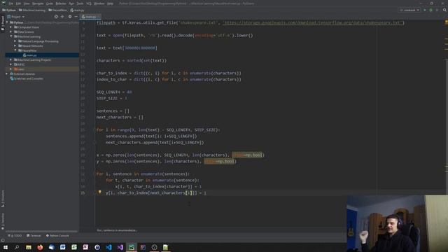 Generating Poetic Texts with Recurrent Neural Networks in Python смотреть онлайн