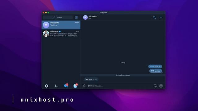 Уведомления в telegram с вашего роутера mikrotik | UnixHost смотреть онлайн