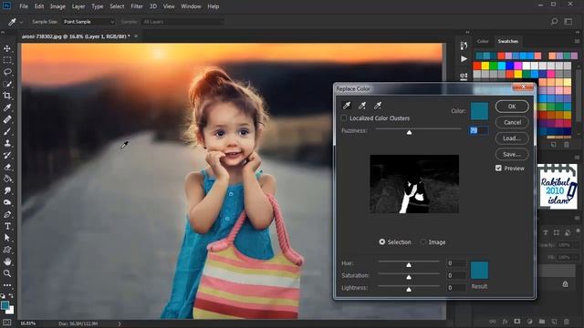 How to Replace color in Photoshop in Bangla (Lesson 34) смотреть онлайн
