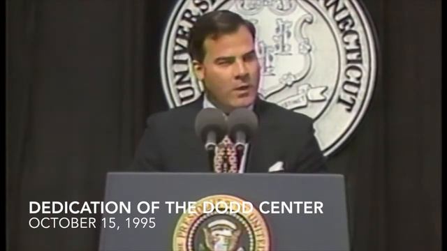 1995 Dedication of the Thomas J Dodd Research Center смотреть онлайн