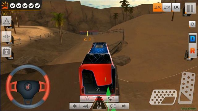 Bus Simulator Games - Driving Bus Off Road - Android Gameplay смотреть онлайн