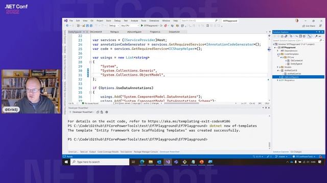 T4 goodness with Entity Framework Core 7 | .NET Conf 2022 смотреть онлайн