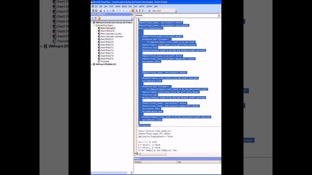VBA excel processing data смотреть онлайн
