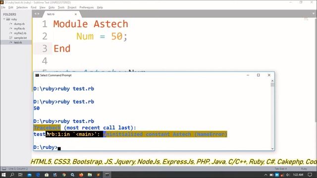 Ruby Modules Part-02 | Define Module | Create Module смотреть онлайн