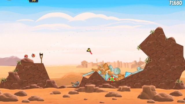 Angry Birds Star Wars 1-21 Tatooine 3-Star Walkthrough смотреть онлайн