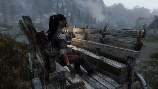 Subtle Feminine Carriage Sitting Animation (Skyrim Animation Mod) смотреть онлайн