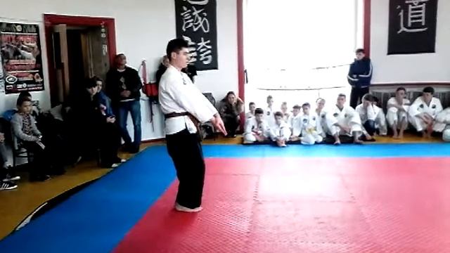 Алексей Иванченко, аттестация на 1 ДАН. ч.3 Ката. смотреть онлайн