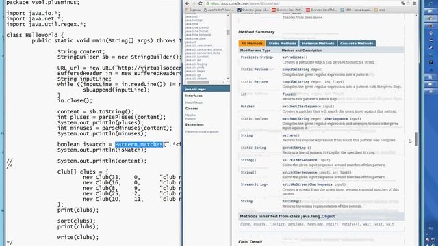 3.3 Основы ввода данных. Пакет java.util.regex смотреть онлайн