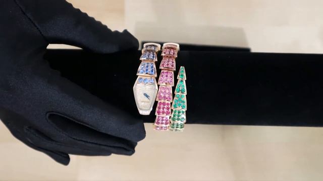 Rare BULGARI Serpenti Viper Rainbow Timepiece смотреть онлайн
