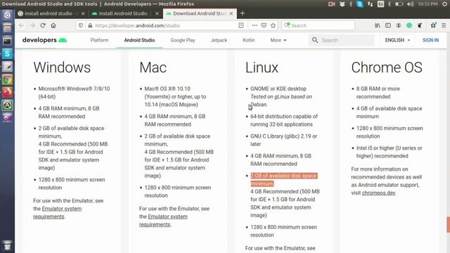 Installing Android Studio 4.1.2 | Start Android Development | Linux смотреть онлайн