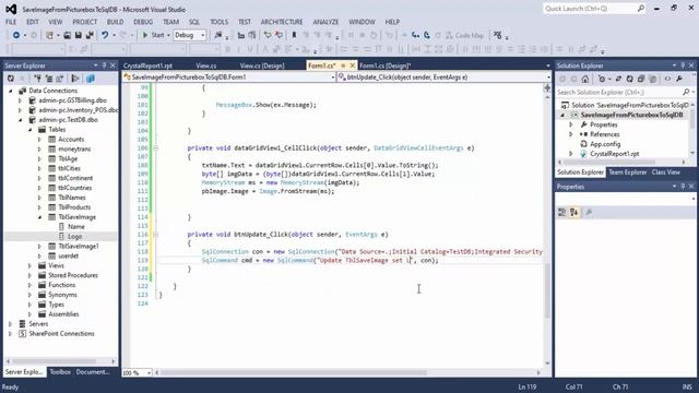Update Image From Datagridview To SQL Database In C# смотреть онлайн