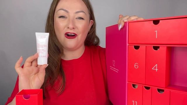 12 Day Of Beauty Advent Calendar Unboxing | Clarins Christmas