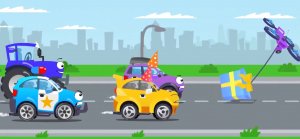 Смешные машинки 6 серия | Мультики про машинки Синий трактор, Монстр Трак, Пожарная | Развивающие