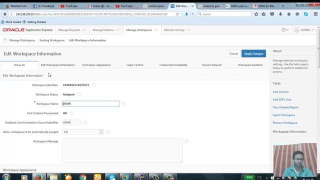 Tutorial : Concepts of Oracle APEX Workspace, Users and Applications смотреть онлайн