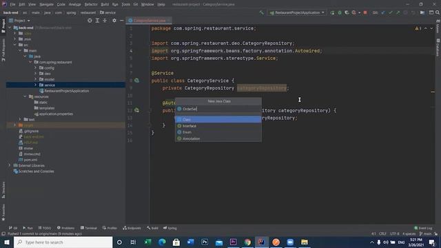 Create Service of (Category & Orders) смотреть онлайн
