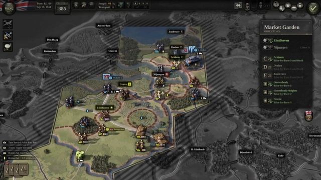 Unity of Command II - MARKET GARDEN - With DESIGNER'S TIPS - All Objectives Complete - Guide смотреть онлайн
