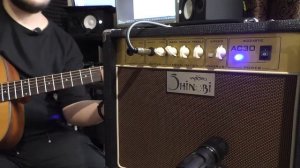 Обзор комбоусилителя для электроакустической гитары Shinobi AC 30 | Бюджетный комбик