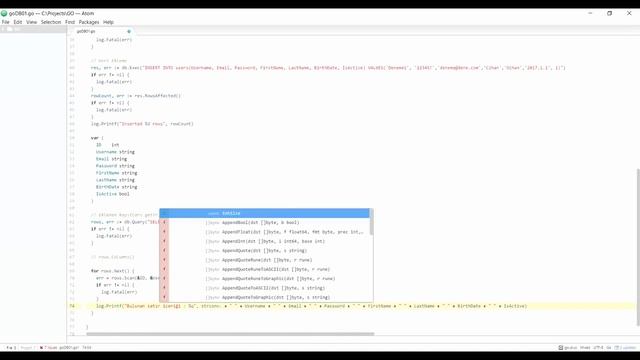Go Programlama : Go ile Veritabanı İşlemleri - 2 смотреть онлайн