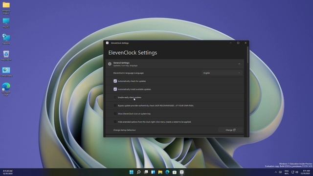 Enable Seconds In Windows 11 Taskbar Clock смотреть онлайн