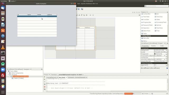 JTable 1 Enable horizontal scroll смотреть онлайн