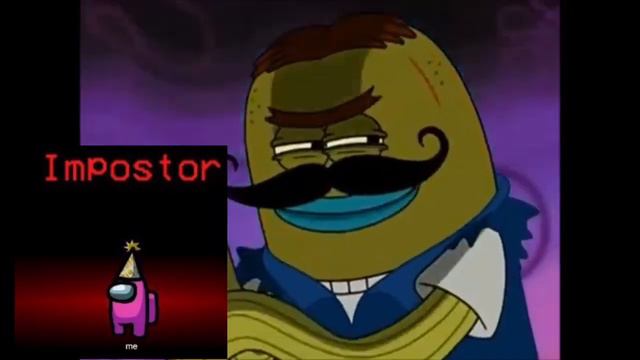 Among us portrayed by Spongebob смотреть онлайн