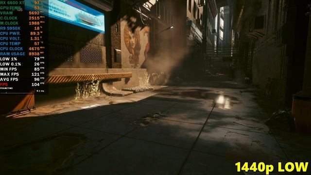 RX 6600 XT CYBERPUNK 2077 1.6 WITH FSR 2.1 - 1080p 1440p 4K смотреть онлайн