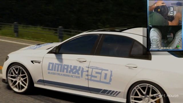 Drift Assetto Corsa Mods EK Tsukuba JAPON Mercedes E63s AMG (Thrustmaster T300RS) смотреть онлайн