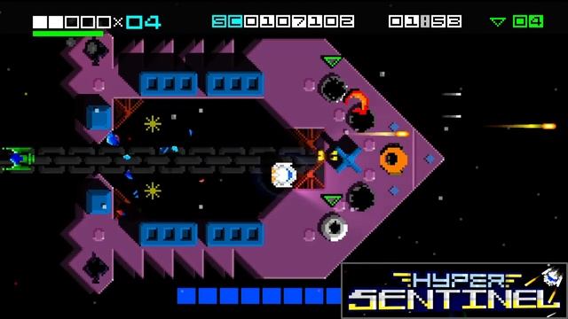 Hyper Sentinel part 1 Boss Fights смотреть онлайн