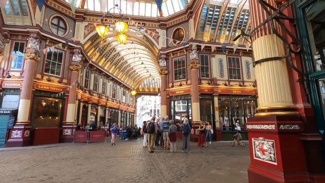 ?Monument, Leadenhall Markets, Gherkin, The City of London, Financial District. London walk (4K) смотреть онлайн