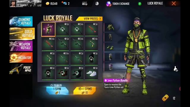 FINALLY I GOT TOXIC-LIME PYTHON BUNDLE ! || #BUNDLETICKS OF ME ||#MOULICKGAMER смотреть онлайн