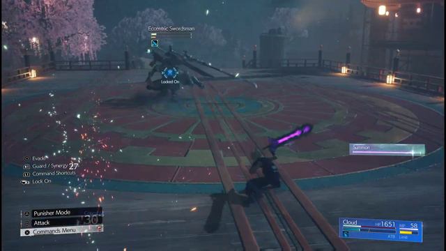Cloud Vs Eccentric Swordsman Save by 1 HP talent Final Fantasy 7 Rebirth смотреть онлайн