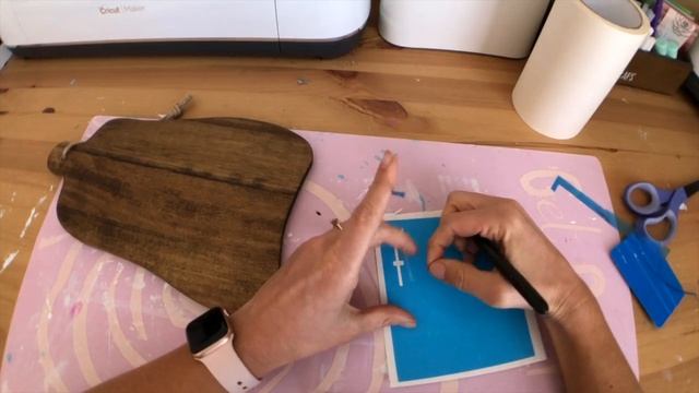 HOW TO MAKE A STENCIL W/ ORAMASK STENCIL FILM & YOUR CRICUT | MAKE A STENCIL WITH NO BLEEDING! смотреть онлайн