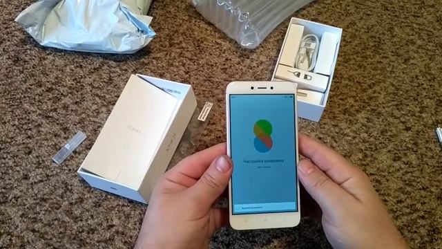 Распаковка посылки из Китая (телефон xiaomi redmi 4x от магазина Xiaomi Mi) смотреть онлайн