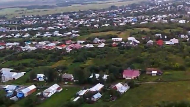 Видео с камеры квадрокоптера. Сергач-Гусево. Quadrocopter video on camera. смотреть онлайн